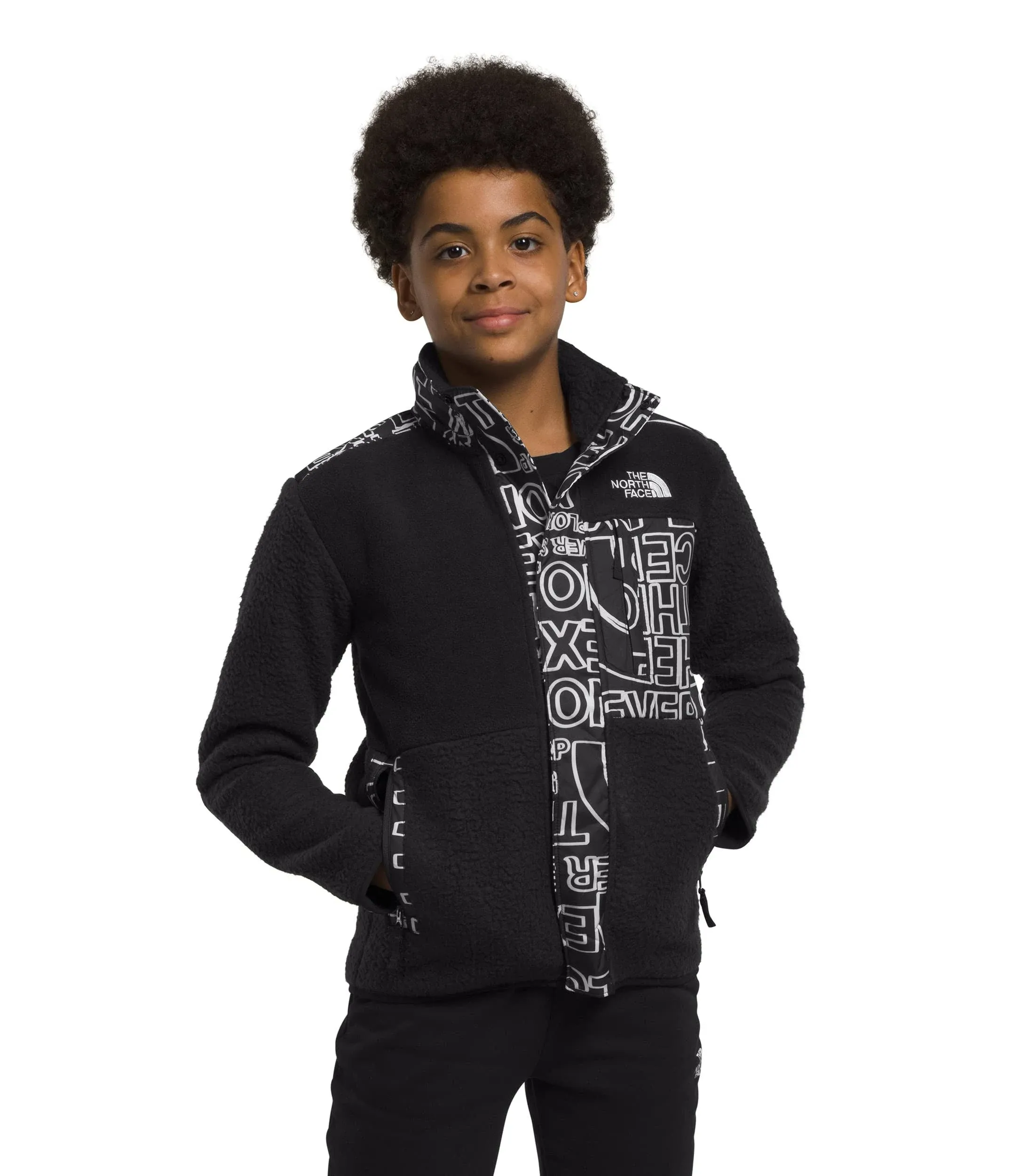 The North Face Forrest Fleece Mashup Jacket - Boys' TNF Black, S