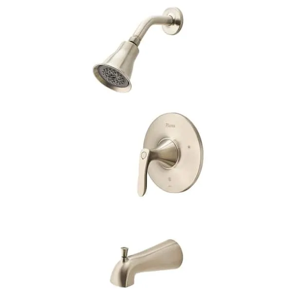 Pfister LG89-8WRK Weller 1-Handle Tub & Shower Trim Brushed Nickel