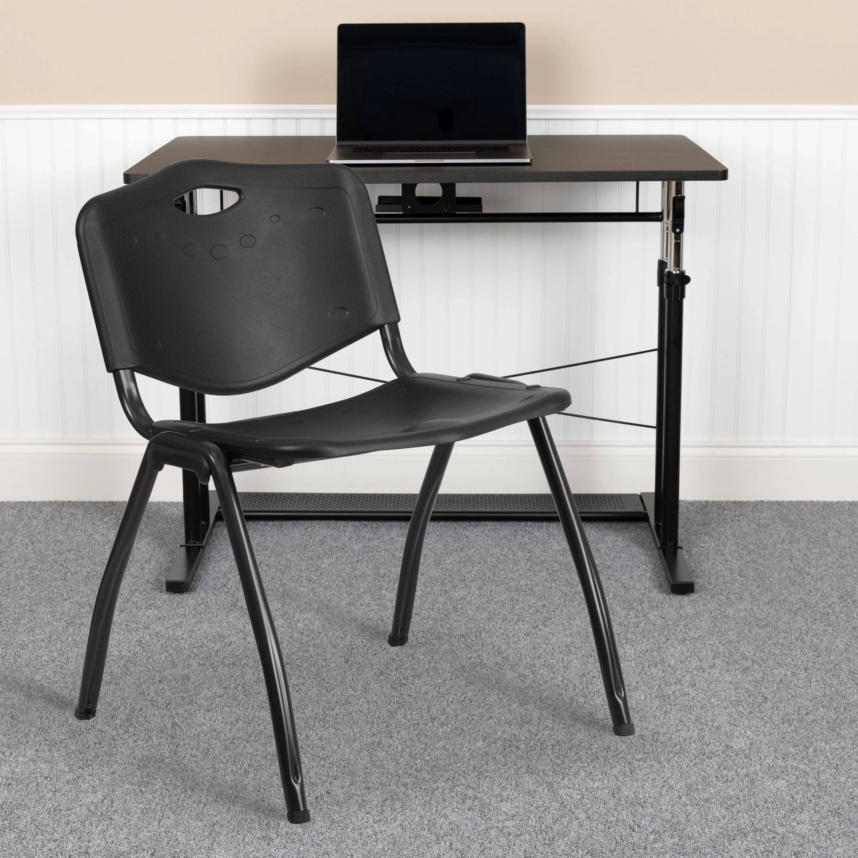 Emma + Oliver 880 lb. Stack Office Side Chair