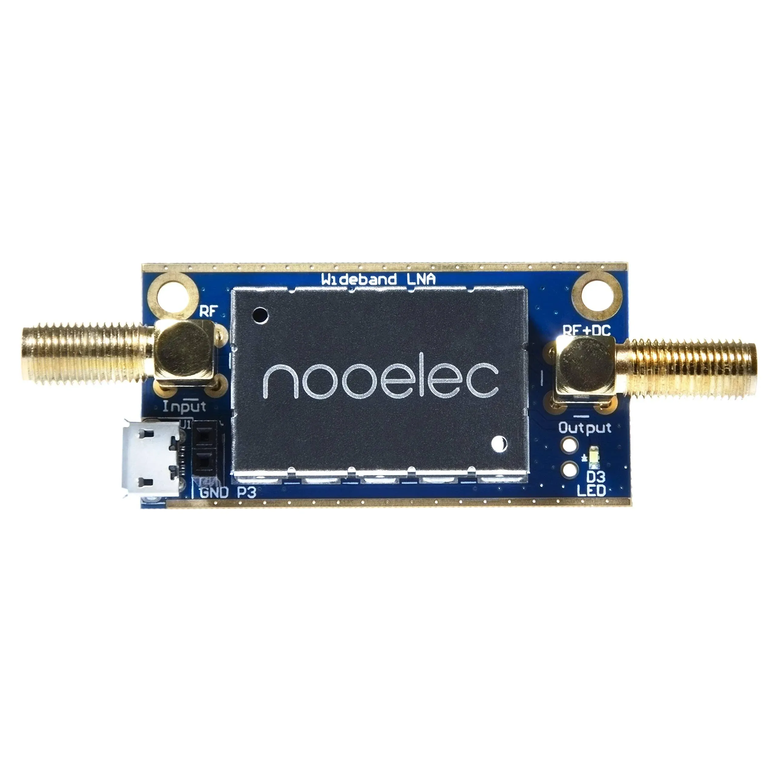 Nooelec Lana Barebones - Ultra Low-Noise Amplifier (LNA) Module for RF & Software Defined Radio (SDR). Wideband and Linear 20MHz-4000MHz Frequency