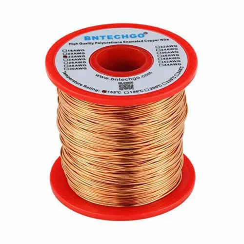  22 AWG Magnet Wire - Enameled Copper Wire - Enameled Magnet Winding Wire - 