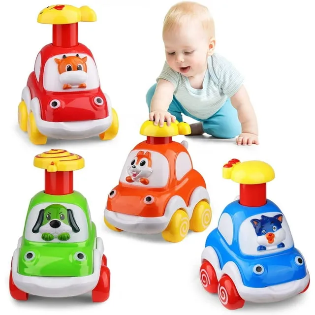 WQFSTORE Toddler Animal Car Toys