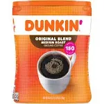 Dunkin' Donuts Original Blend Ground Coffee, Medium Roast, 45 oz.