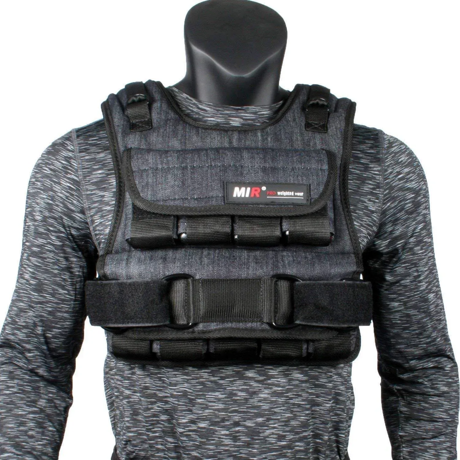 Mir Air Flow Adjustable Weighted Vest, 20 lb