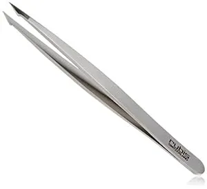 Rubis Switzerland Two Tip Pointed/Slanted Tweezer