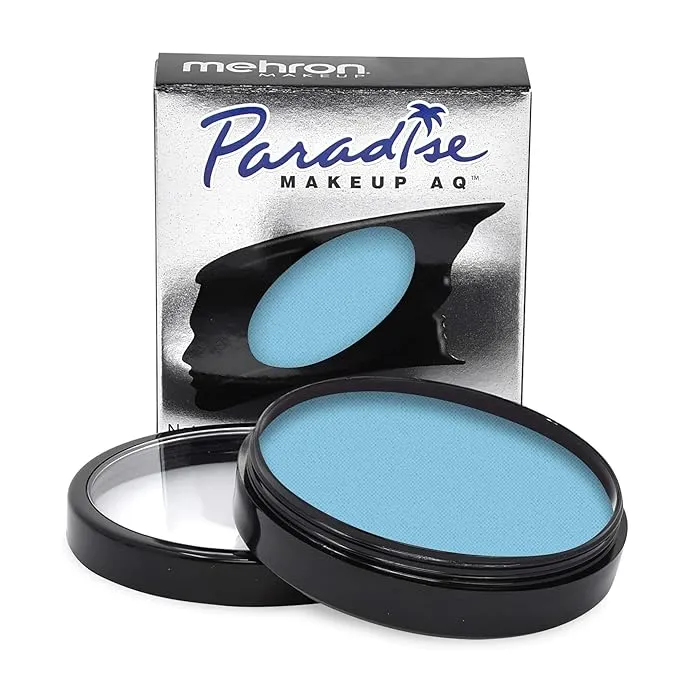 Mehron Paradise Makeup AQ Professional Size Pastel Series 1.4 oz Light Blue