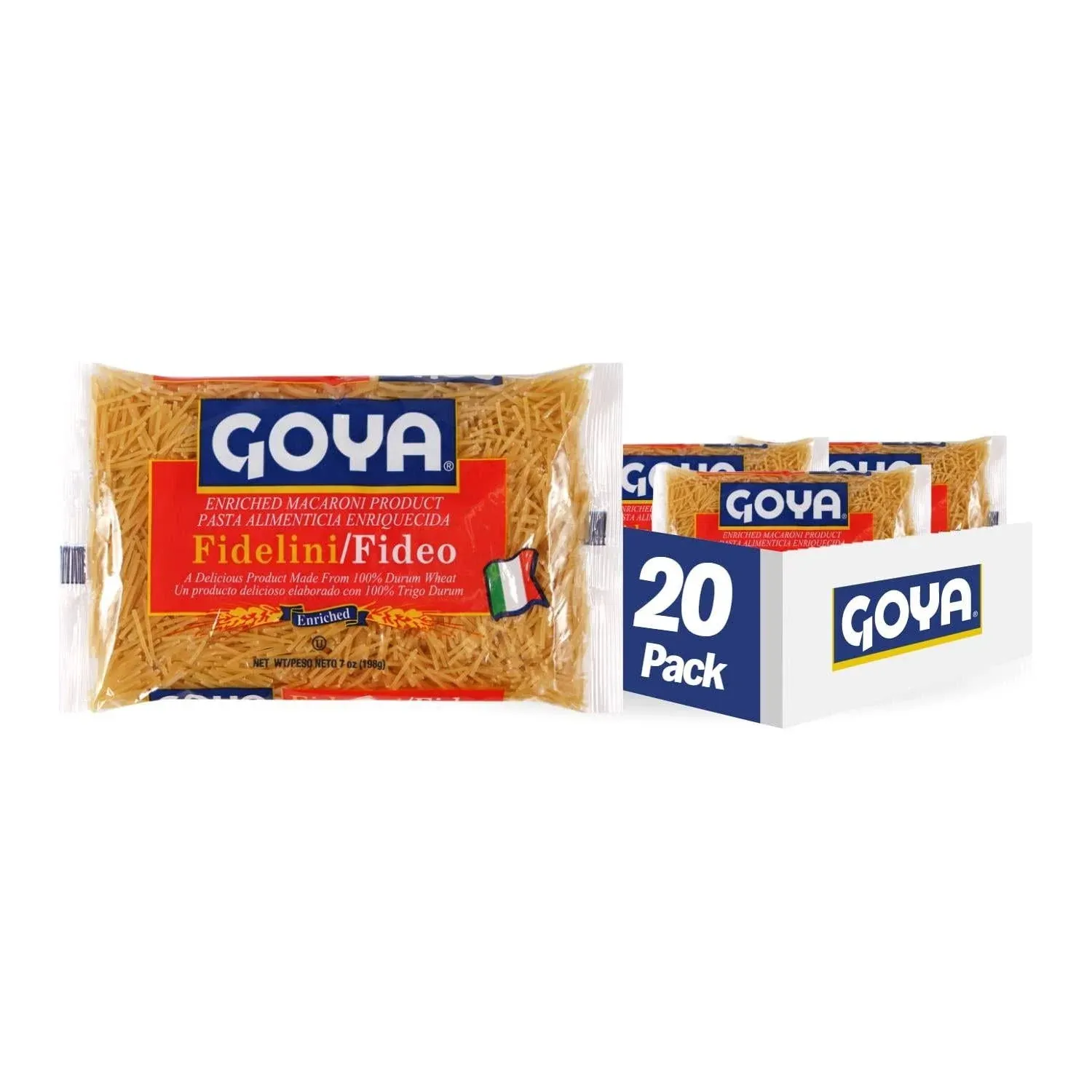 Goya Fidelini Pasta, 7 oz (Pack of 20)