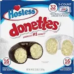 Hostess Mini Powered Donettes and Frosted Chocolate Mini Donette