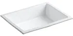 Kohler 2882-0 Verticyl Rectangle Undermount Bathroom Sink - White