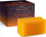 VALITIC Kojic Acid Vitamin C and Retinol Soap Bars with Turmeric for Skin Lightening - Original Japanese Complex for Dark Spots Infused with Collagen