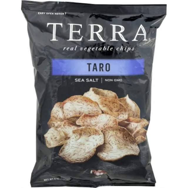 Terra Chips Chips, Exotic Vegetable, Taro, 6 oz, Pack of 12