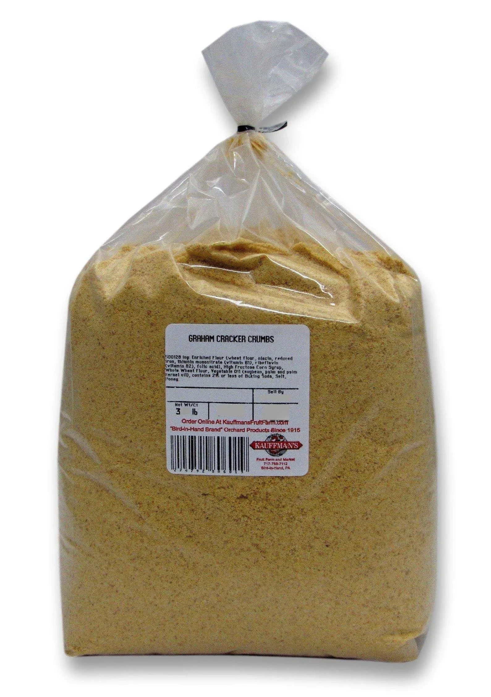 Oasis Supply Graham Cracker Crumbs, Bulk 3 Lb. Bag