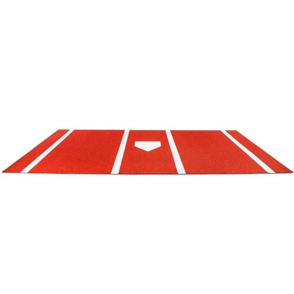 Pro Ball Baseball / Softball Hitting Batting Cage Field Mat Clay 6 Feet x 12 Feet