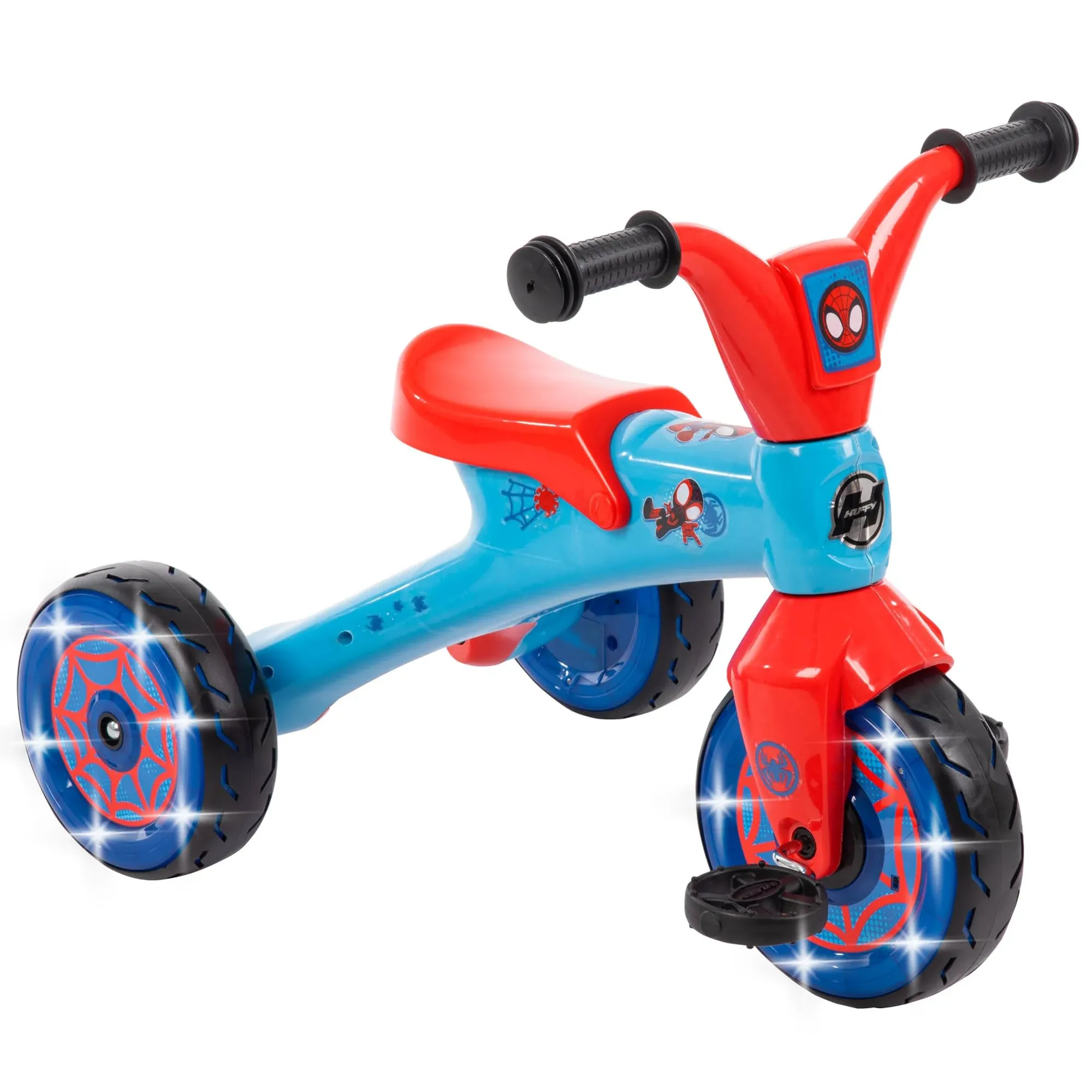 Huffy Marvel and Disney Ride On Toys for Toddlers 1-3 Boys, Tricycle for Toddlers Age 3-5, LED Light-Up Feature and More, 2 or 3 Wheel Scooters Ages 2-10, Spiderman Toy, Black Panther, Disney Cars