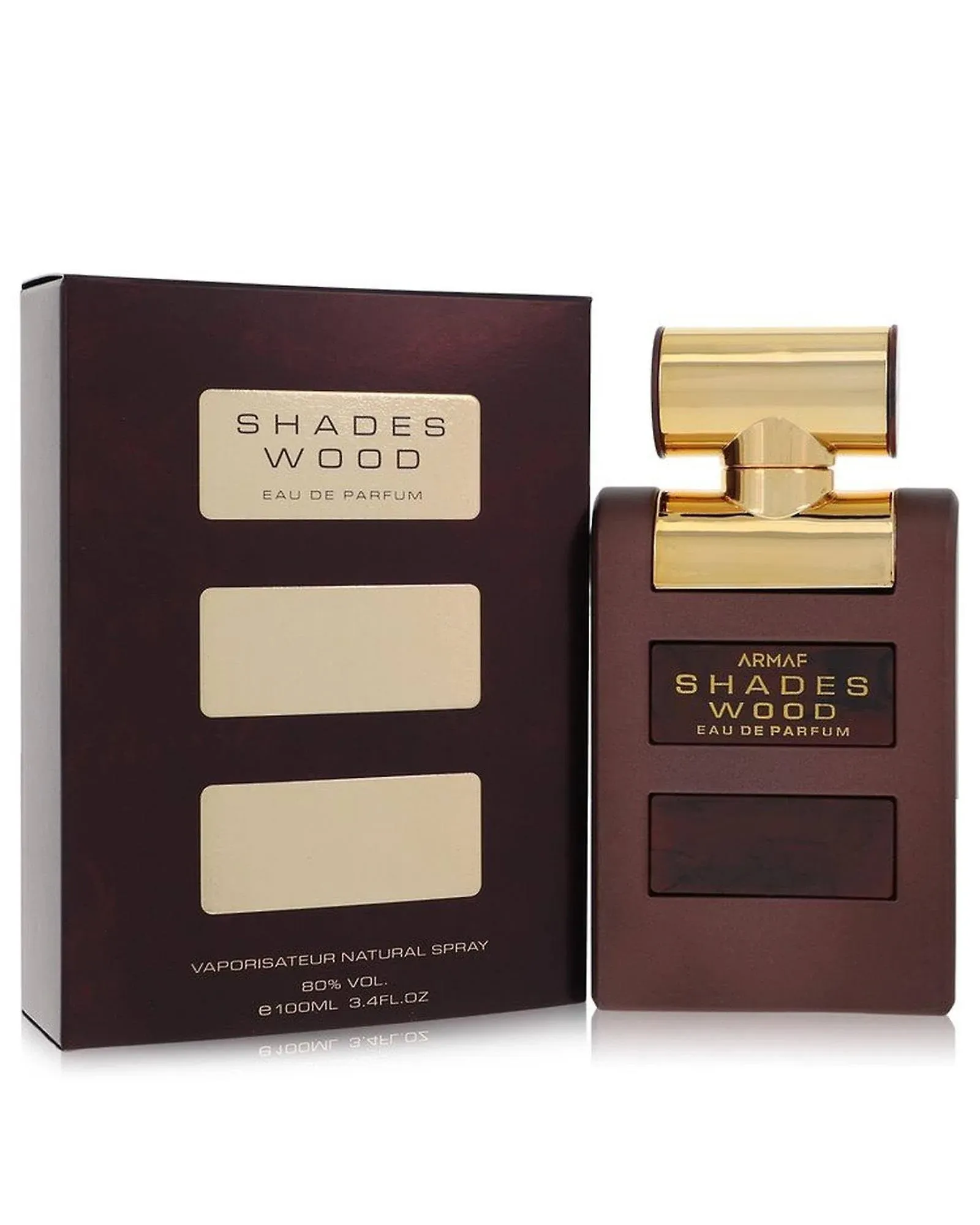 Shades Wood by Armaf for Men - Eau De Toilette Spray - 3.4 oz