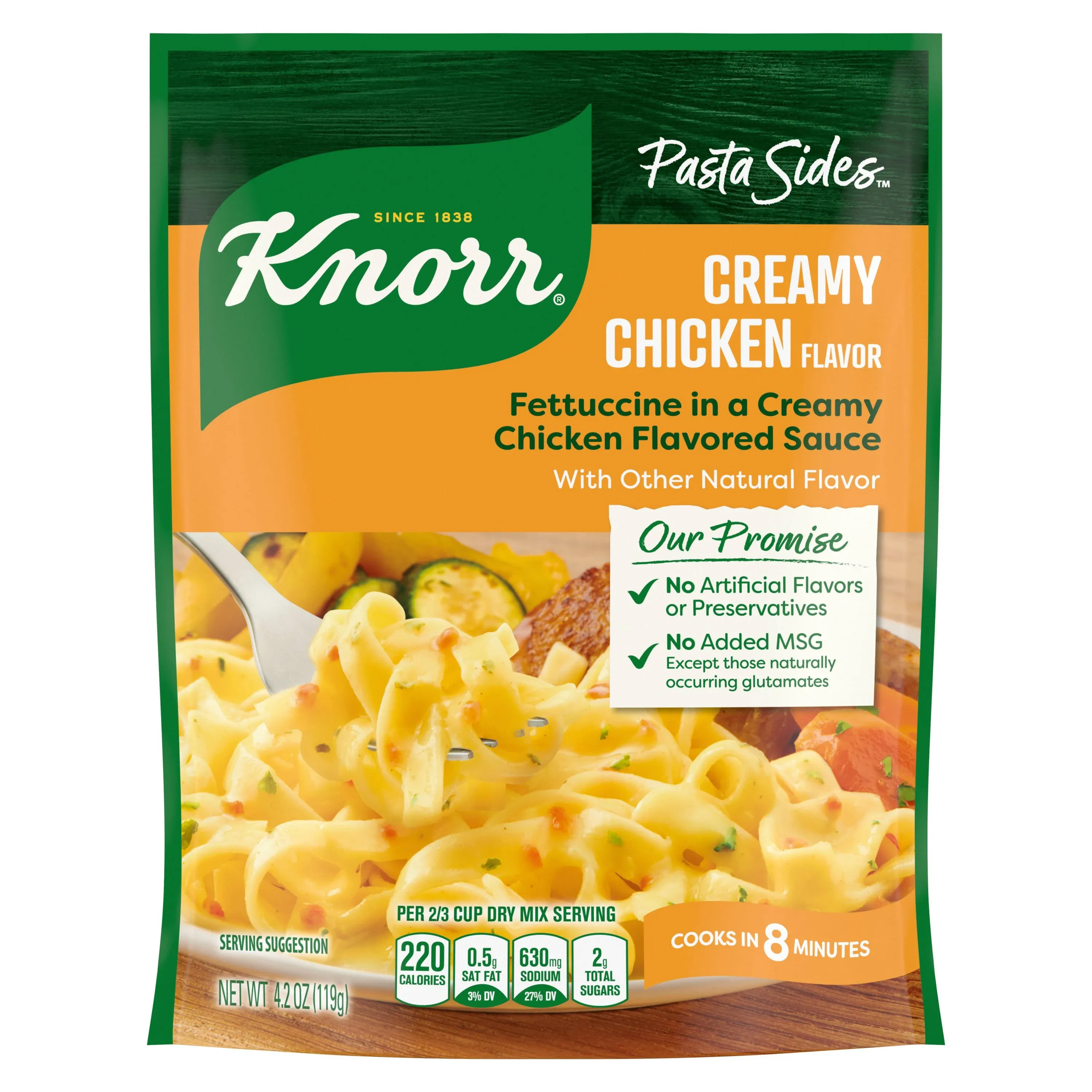 Knorr Pasta Sides Creamy Chicken Sauce Fettuccini (4.2 oz)