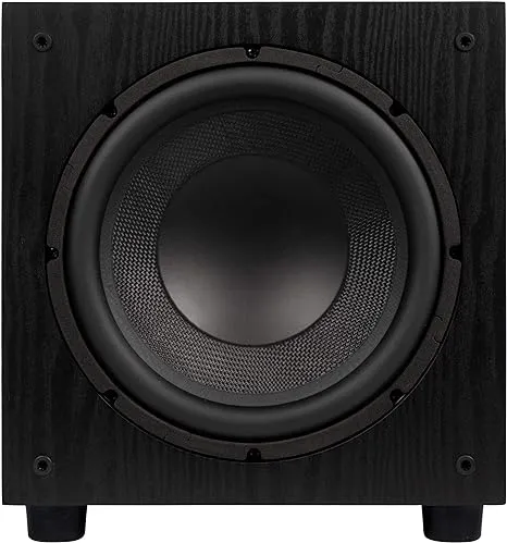 SUB1010 120 Watt 10&#034; Powered Subwoofer, Black, SUB1010-BK