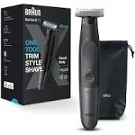 Braun Series XT5 – Beard Trimmer, Shaver and Electric Razor for Men, Body Grooming Kit for Manscaping, Durable One Blade, One Tool for Stubble, Hair