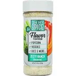 Popcorn Seasoning Ranch Flavoring - Ranch Seasoning Powder for Salad, Chicken Wings & Steak. Gluten Free & Low Sodium Salad Topping Ranch Dressing Mix with Buttermilk, Cheddar Cheese & Garlic. 4oz