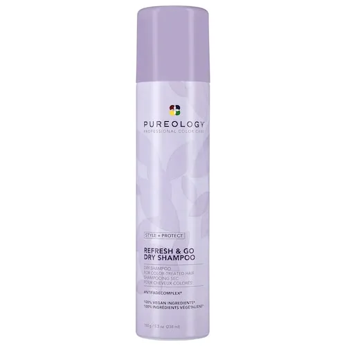 Pureology Style + Protect Refresh & Go Dry Shampoo | For Color-Treated Hair| Vegan