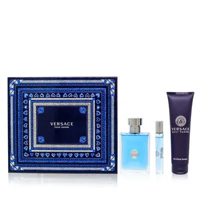 Versace Men's Pour Homme 3 Piece Gift Set