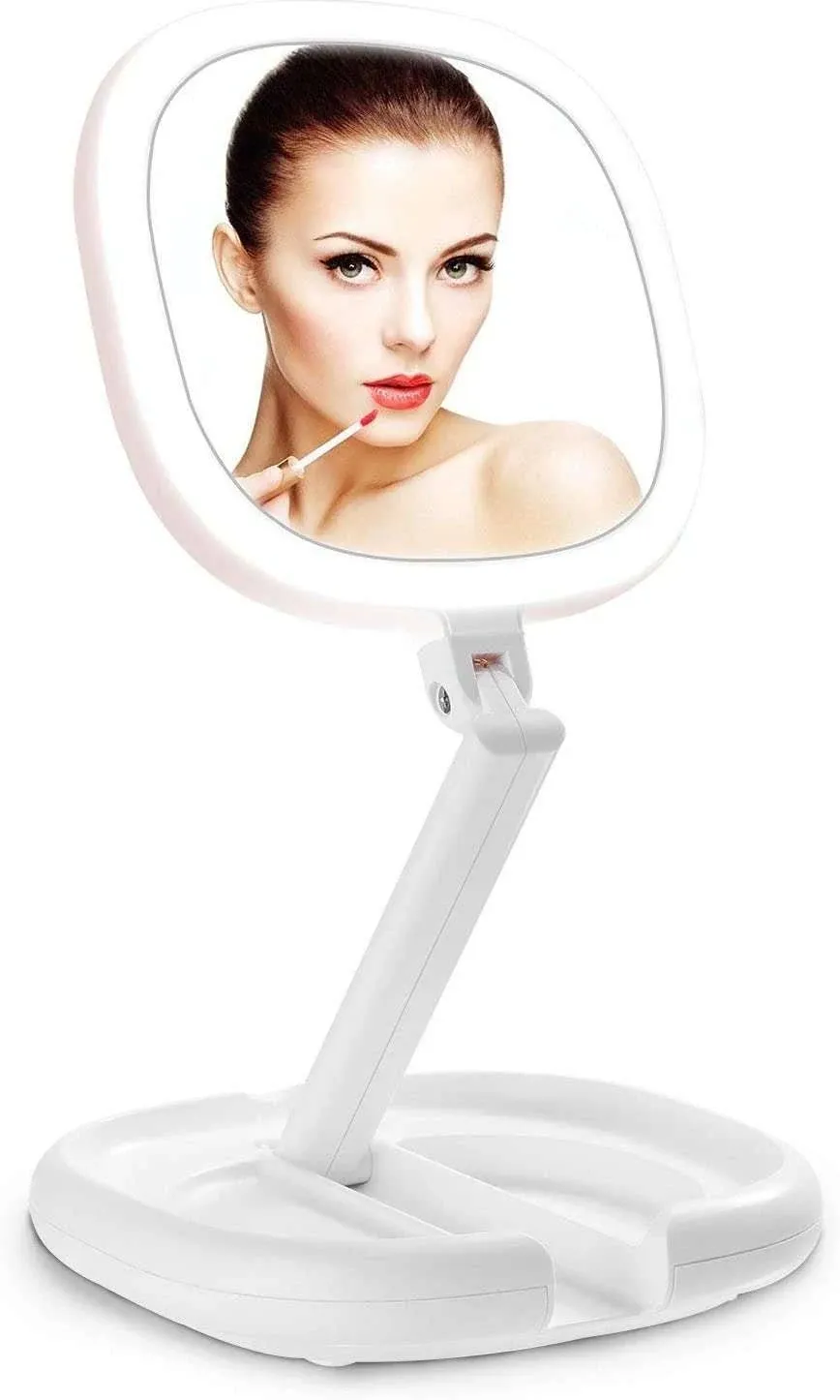 Lighted Makeup Mirror 1x8x Double Sided Magnifying Mirror Vanity Mirror With Lig