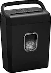 Bonsaii 6-Sheet Micro-Cut Paper Shredder, P-4 High-Security for Home & Small Office Use, Shreds Credit Cards/Staples/Clips, 2.9 Gallons Transparent Window Wastebasket, Black (C234-A)