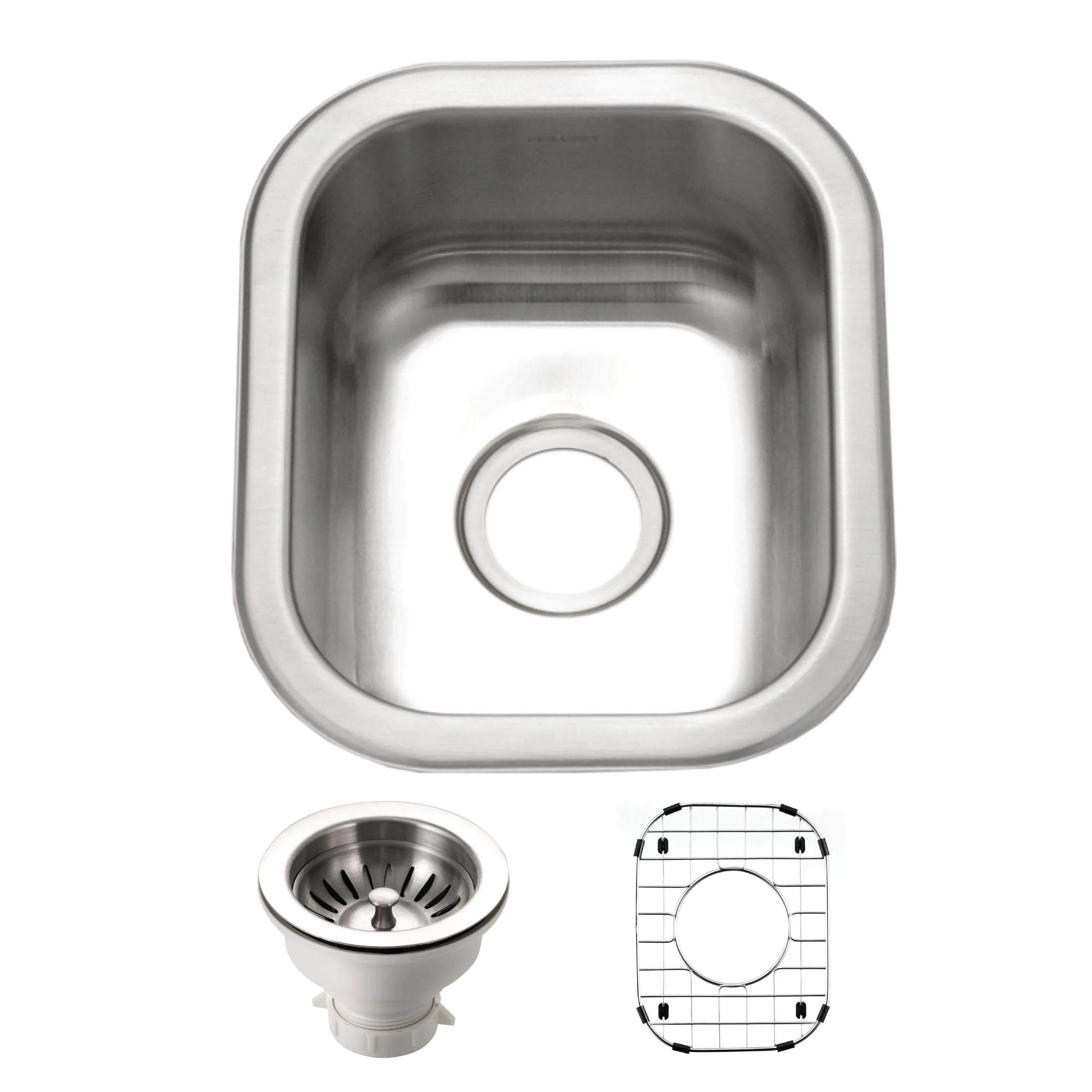 Houzer CS-1307-1 Club Undermount Small Bar/Prep Sink