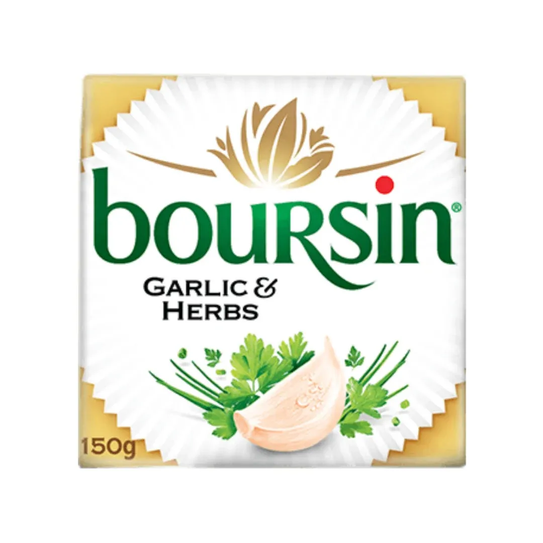 Boursin Cheese with Garlic and Fine Herbs - Gournay Cheese - 5.2oz - (Pack of 2)