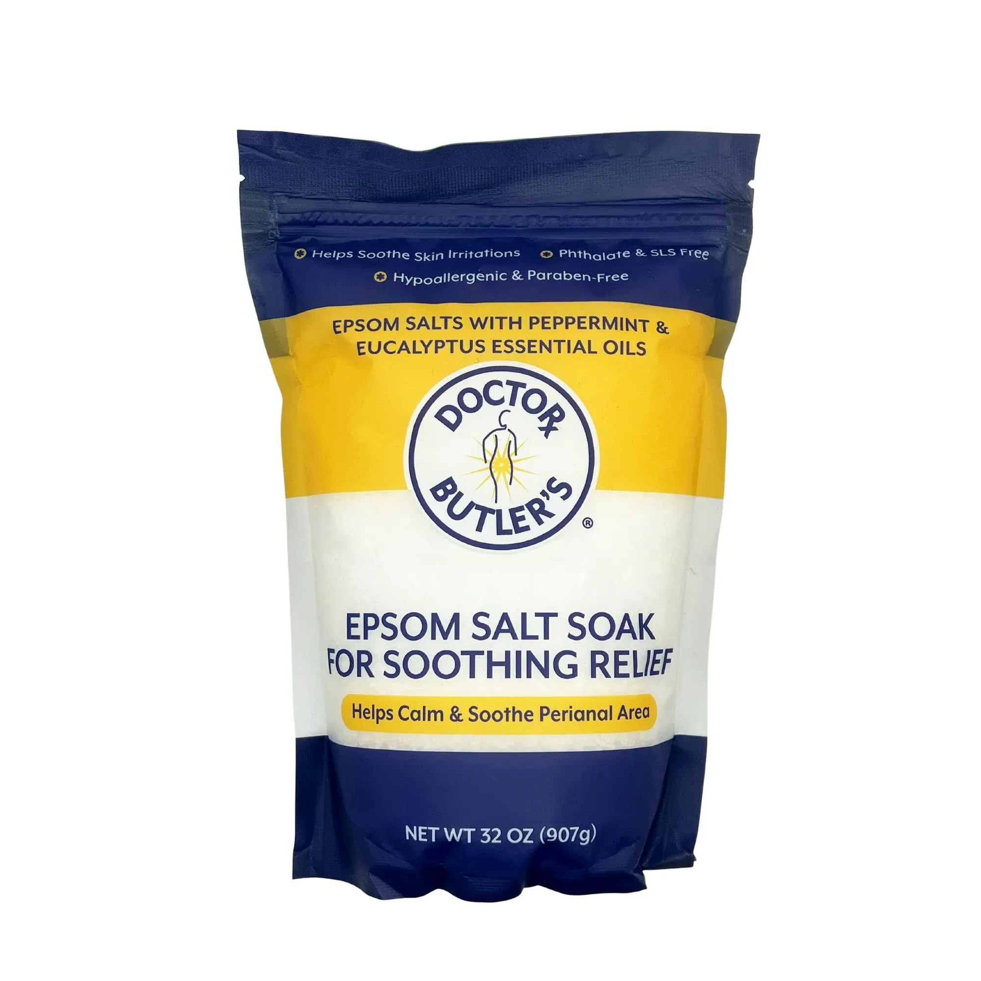 Doctor BUTLER’S Epsom Salt Soak – Sitz Bath Salts for Hemorrhoids Relief for Men and Women, Soothes and Provides Natural Relief Associated with Hemorr