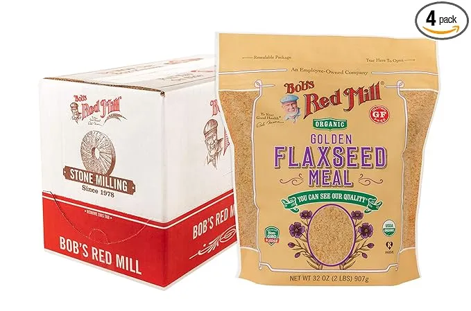 Bob's Red Mill - Organic Flaxseed Meal - Golden - Case of 4 - 32 oz