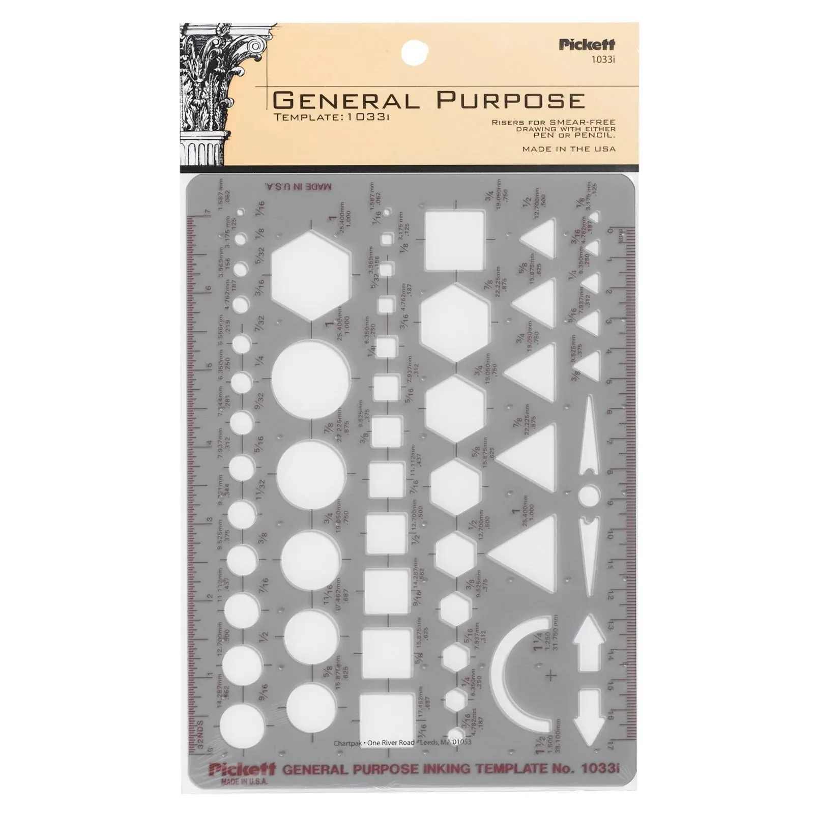 Pickett 1033I General Purpose Template