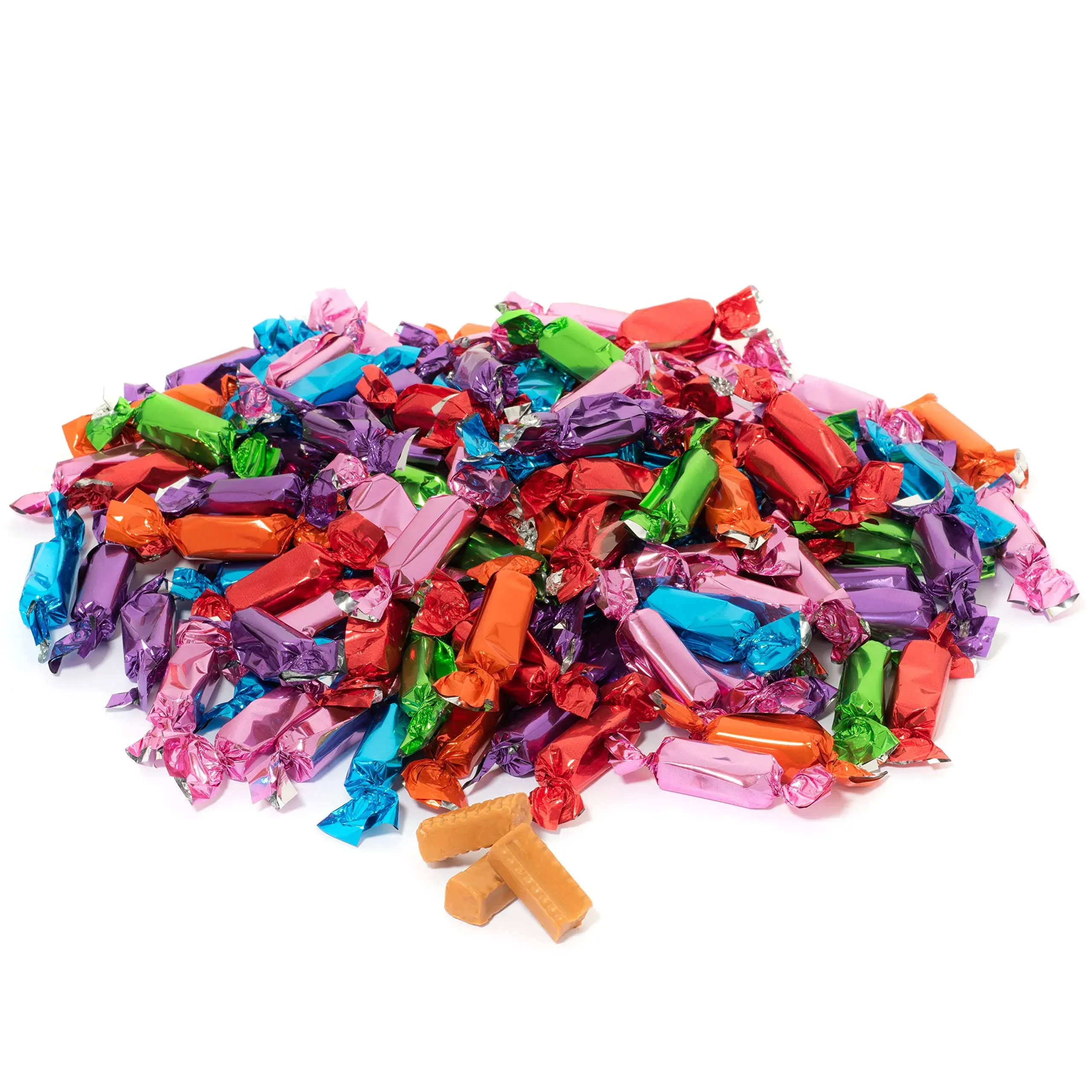 Candy Envy Assorted Individually Wrapped Caramels - 2 Pound Bag 