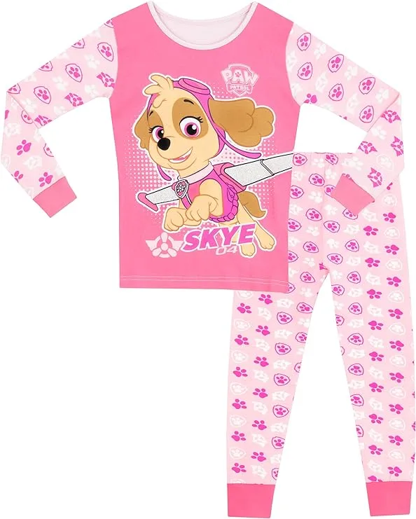 Paw Patrol Girls' Pajamas Multicolored 4T