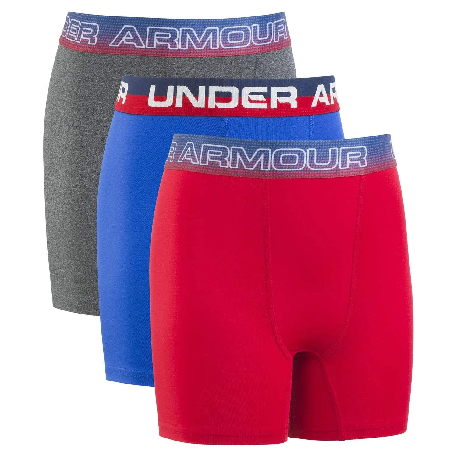 Under Armour Boys&#039; BoxerJock 3PK, Youth Small Multicolor NIP