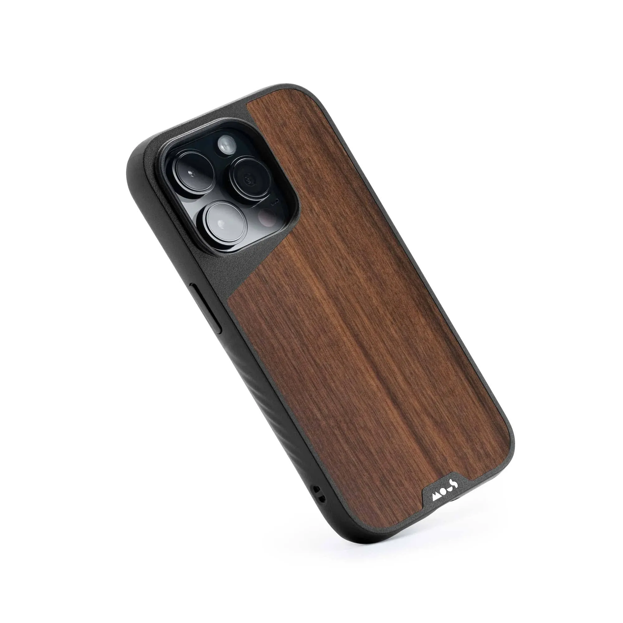 Mous MagSafe Compatible Walnut Phone Case