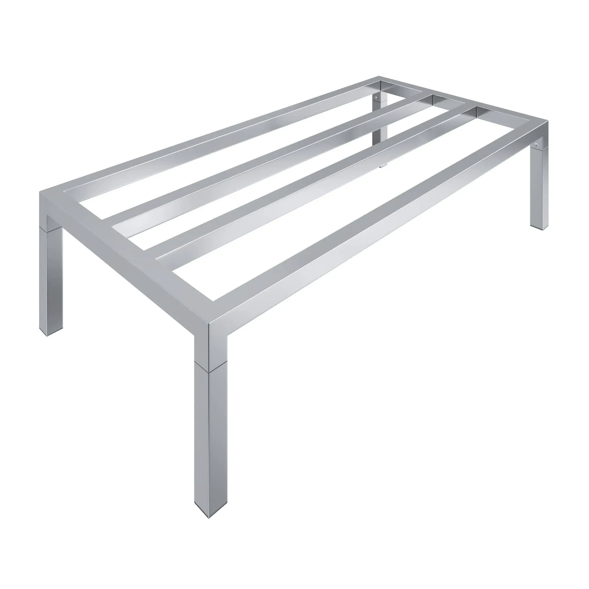 Aluminum Dunnage Rack 48" x 24" | 12" Off The Floor | 1100 Lbs Capacity