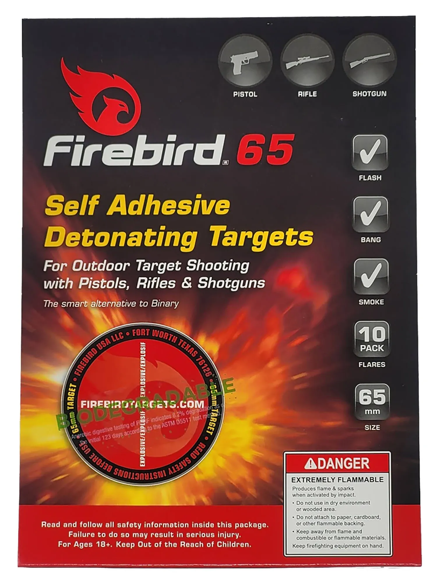 Firebird Targets (Infrared 65mm)