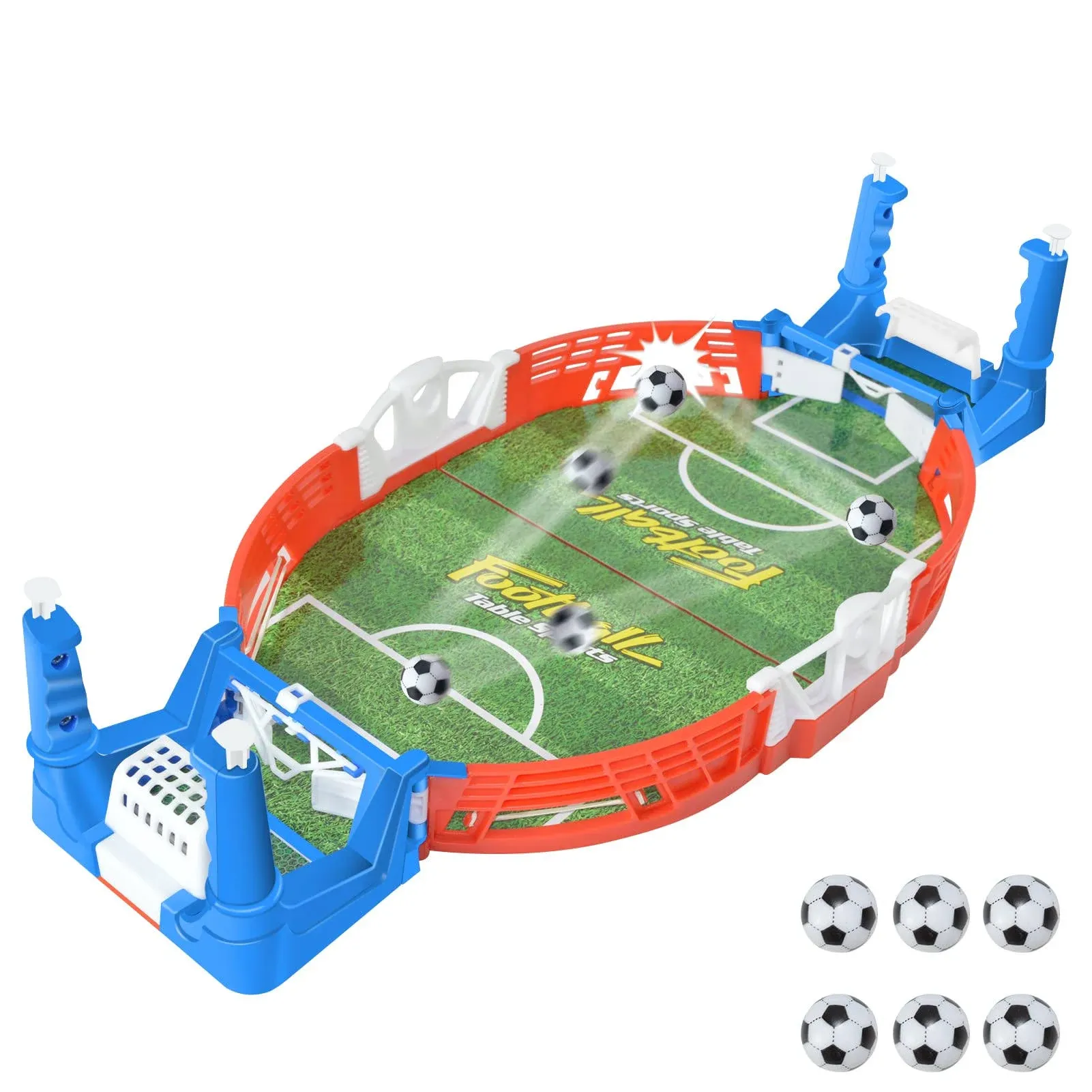 Mini Foosball Games, Tabletop Football Soccer Pinball for Indoor Game Room, T...