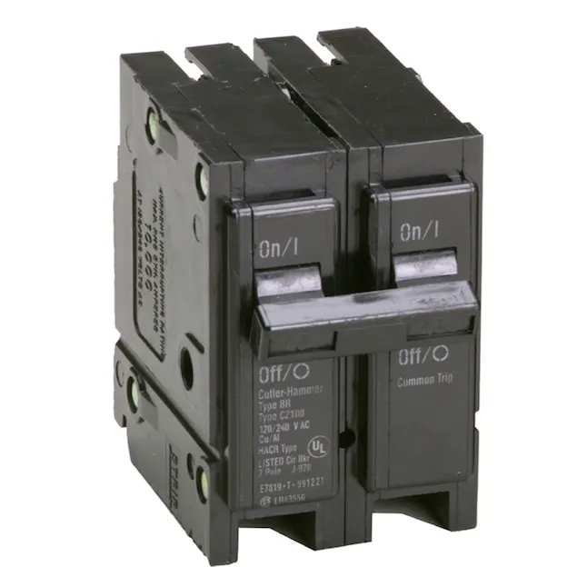 EATON CORPORATION BR230 Circuit Breaker, Black