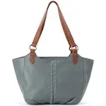 SOLD The Sak Womens Bolinas Leather Satchel, Dusty Blue, One Size US