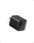 USB C Charger 33W, Anker 323 Charger, 2 Port Compact with Black 