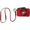 Georgia Bulldogs Rain Garden Zip Id Lanyard In Red