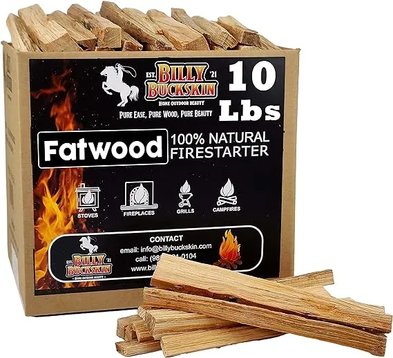 Billy Buckskin Fatwood Fire Starter Sticks