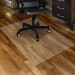 Kuyal Chair mat for Hardwood Floor 30 x 48 inches Rectangle Floor Mats Wood/Tile Protection Mat for Office & Home, Gray