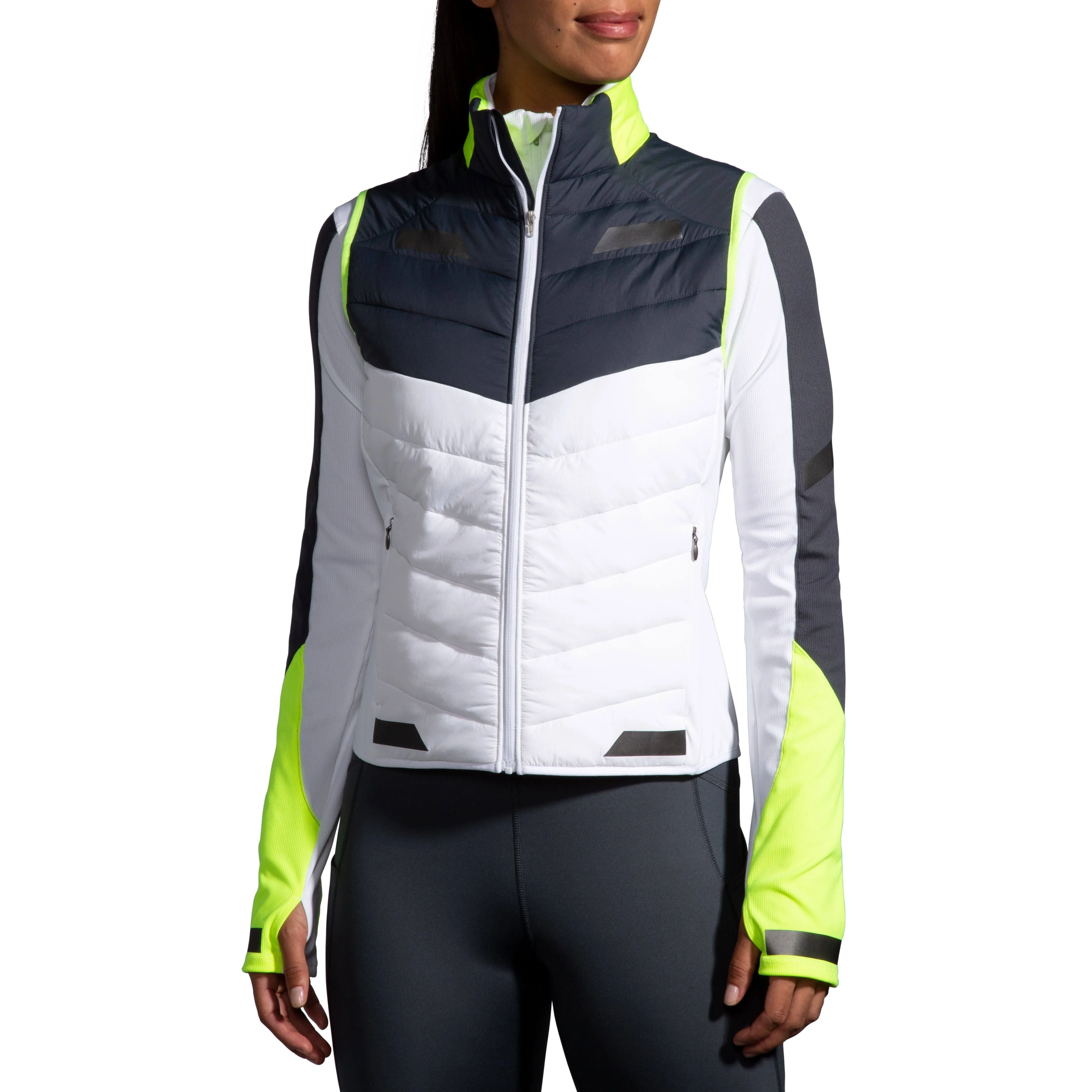 Brooks Women's Run Visible Insulated Vest White XXL