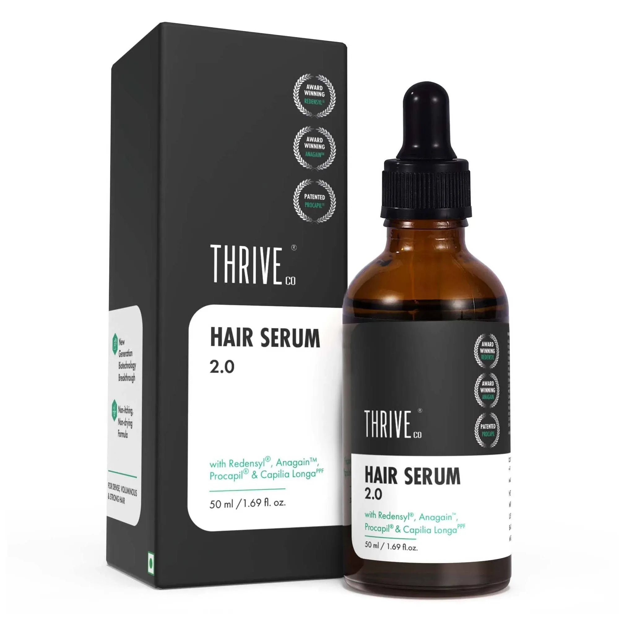 ThriveCo Hair Growth Serum With Redensyl, Anagain For Unisex 50ml