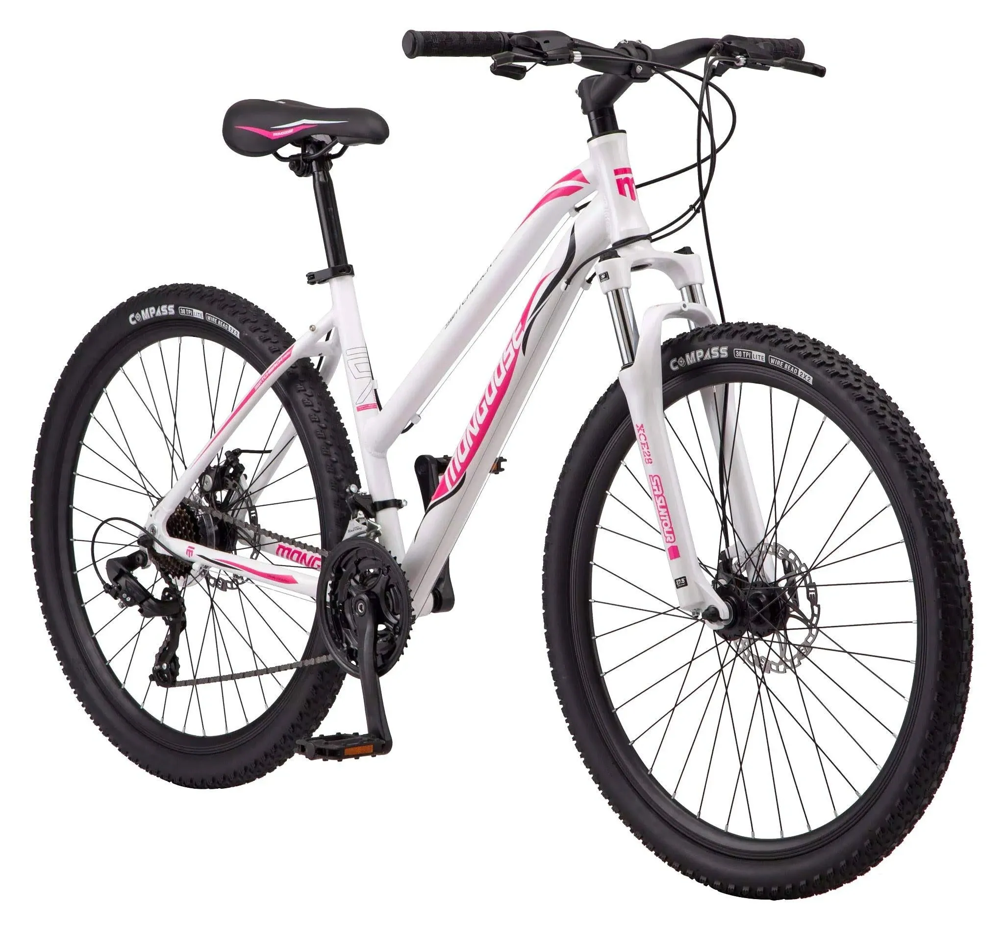 Mongoose Switchback Trail Adult Mountain Bike, 21 Speeds, 27.5-inch Wheels ...