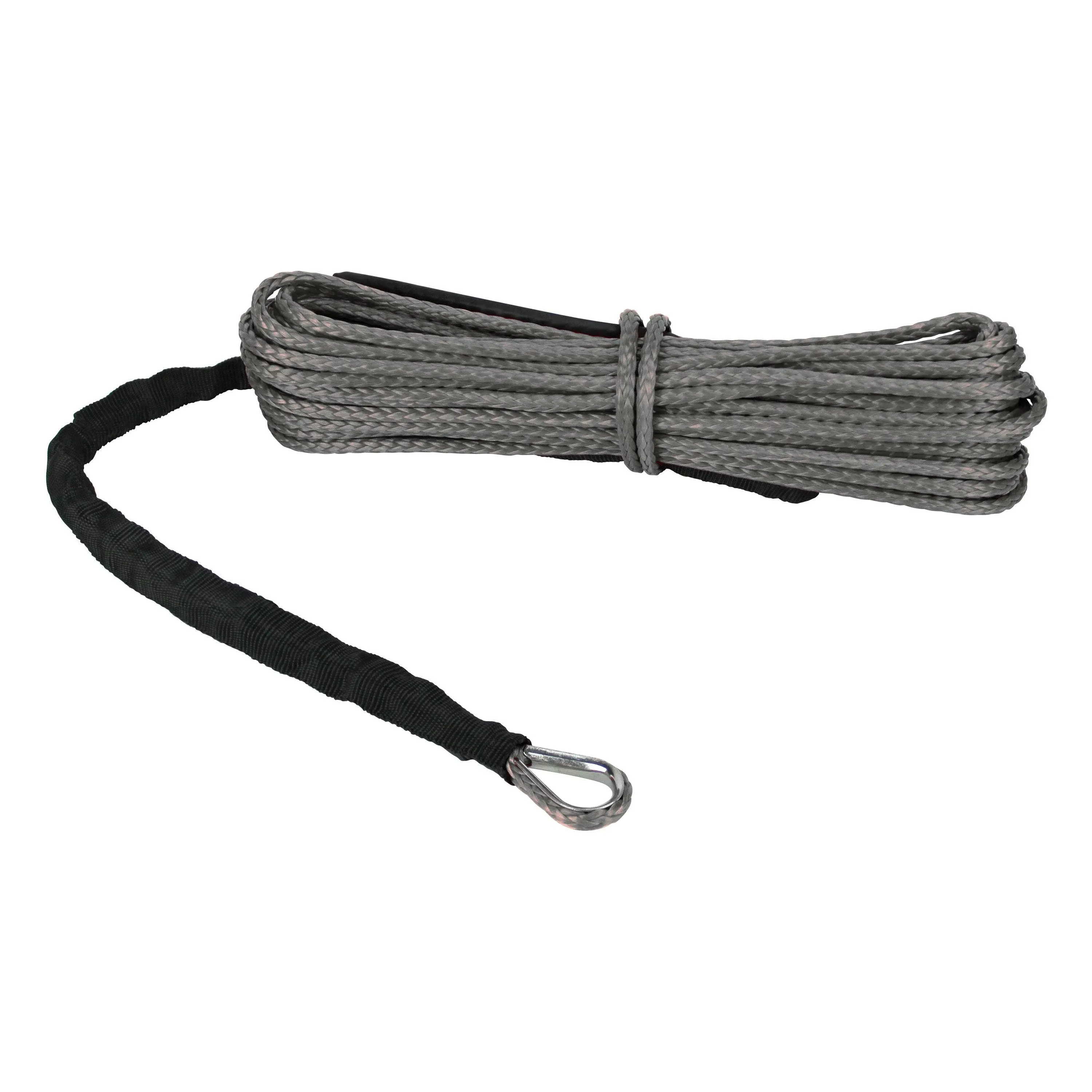 Extreme Max 5600.3081 &#034;The Devil&#039;s Hair&#034; Synthetic ATV / UTV Winch Rope - Gray