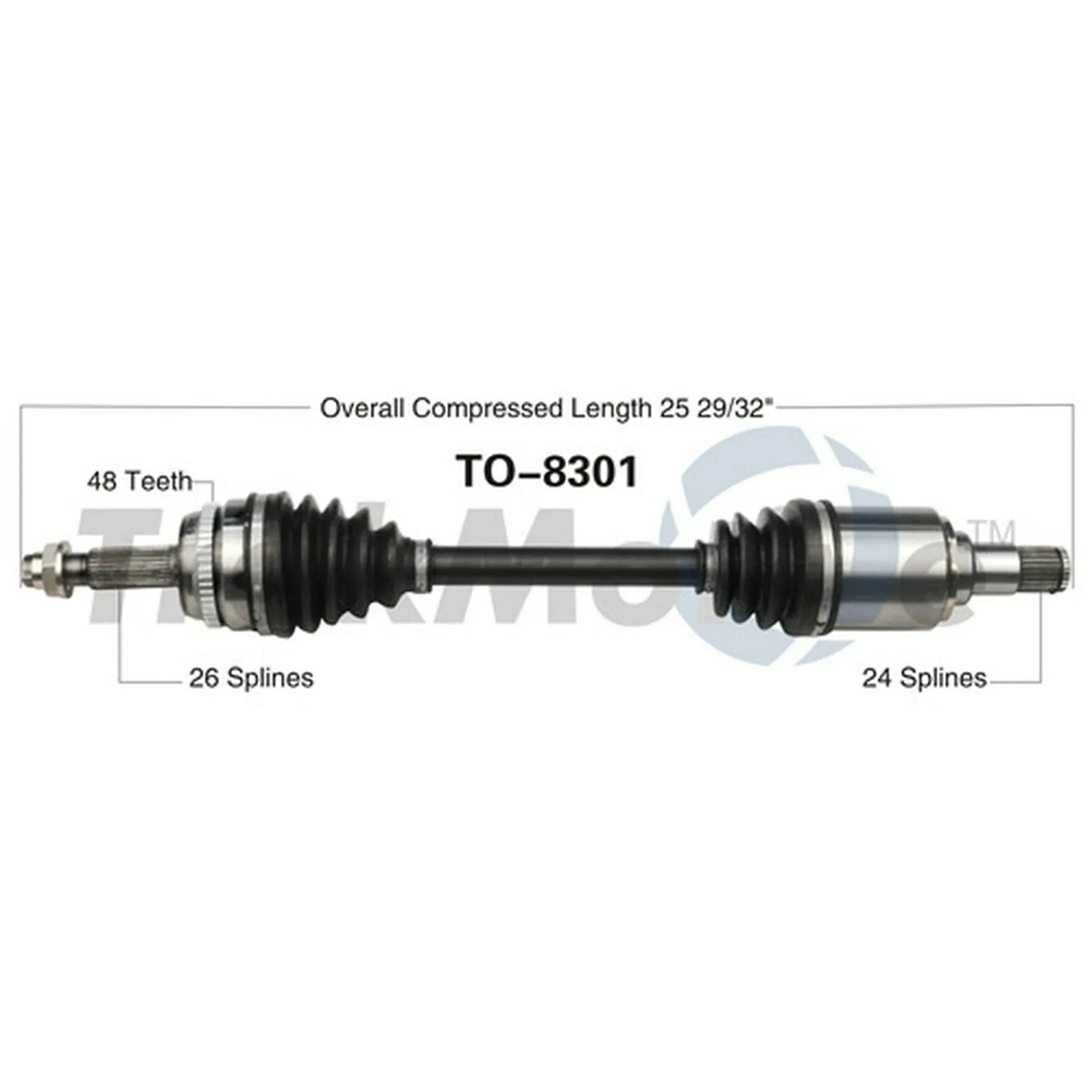 TrakMotive TO-8301 CV Axle Shaft